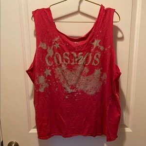 Modified Magnolia Pearl Cosmos Boyfriend T cut into Tank in Bastille Top 363